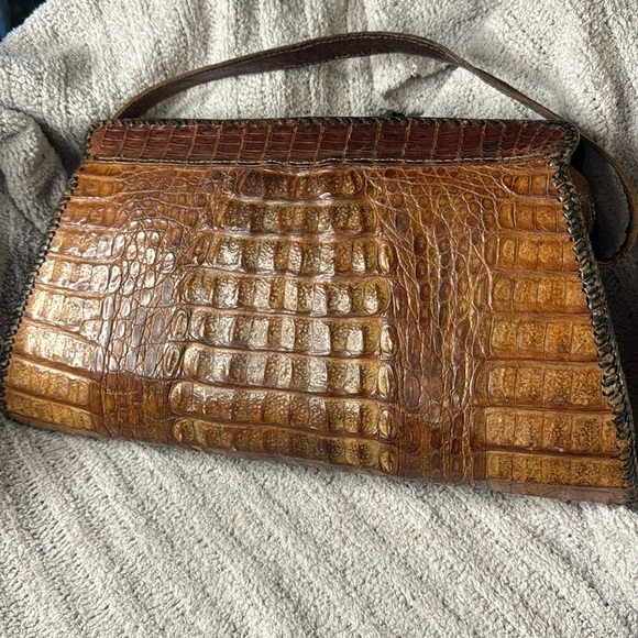 Handbags - WOW!!! Genuine Alligator Very Vintage Bag/Satchel